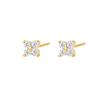 Orecchini a Clip Retro a Forma di Croce con Strass - Stile Ins Molto Venduto