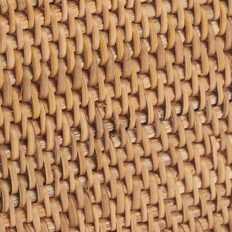 Rattan Tissue Box Cover Natural Woven Facial Napkin Holder Square (Natural, 5.5x5.5x5.9 Inch) 5.5x5.5x5.9 Inch
