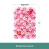 Qixi Festival Rose Flower Wall: Simulated Floral Background for Photography, Indoor Decor, and Wedding Celebrations