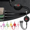 Car Mounted Telescopic Three In One Mobile Phone Charger For Mitsubishi ASX Lancer Pajero Outlander L200 EVO Lancer EX
