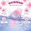 Maeau Kids Quartz Analog Watch Waterproof Pink Rabbit Design Girls Wristwatch for School and Birthdays