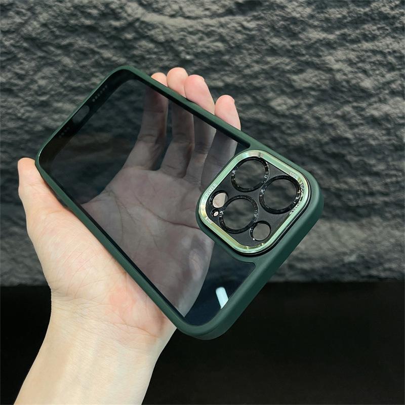 Metal lens Apple 17 mobile phone case Magnetic case for iPhone15 all-inclusive 14Promax protective case 11
