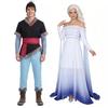 Kristoff Cosplay Kostüm Halloween Elsa Prinzessinnenkleid Rollenspiel Outfit für Kinder Erwachsene