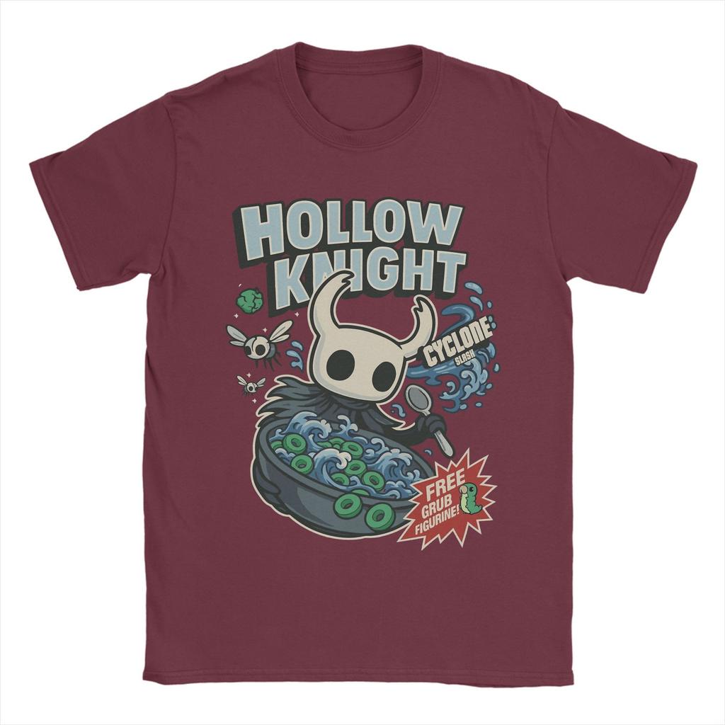 Men's T-Shirts Hollow Knight Cereal Funny Pure Cotton Tee Shirt Short Sleeve T Shirt O Neck Clothing New Arrival