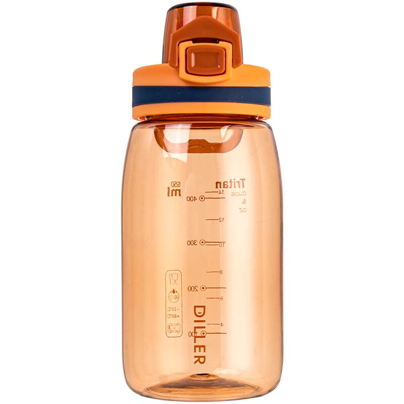 Dilebaier Portable Plastic Water Bottle