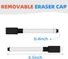 10 Pcs Whiteboard Pen Black Ink Erasable Marker Office School Stationery Supplies