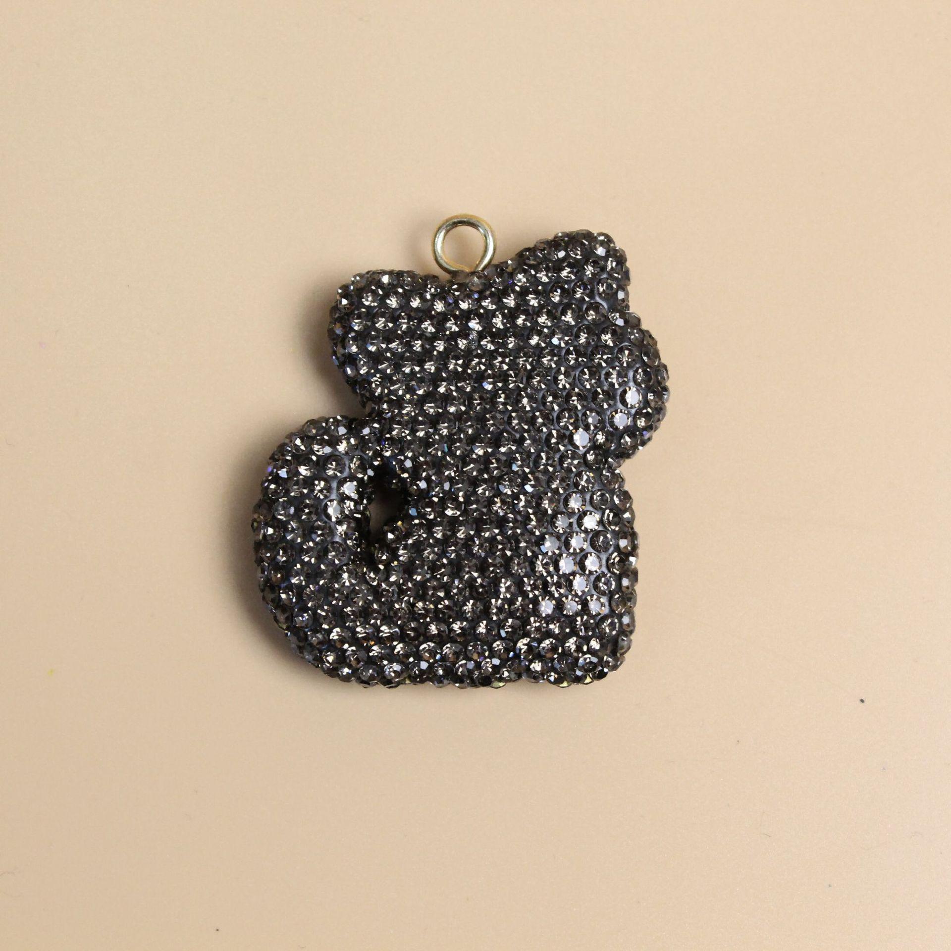 

Rhinestone Cat Keychain and Bag Pendant Accessories