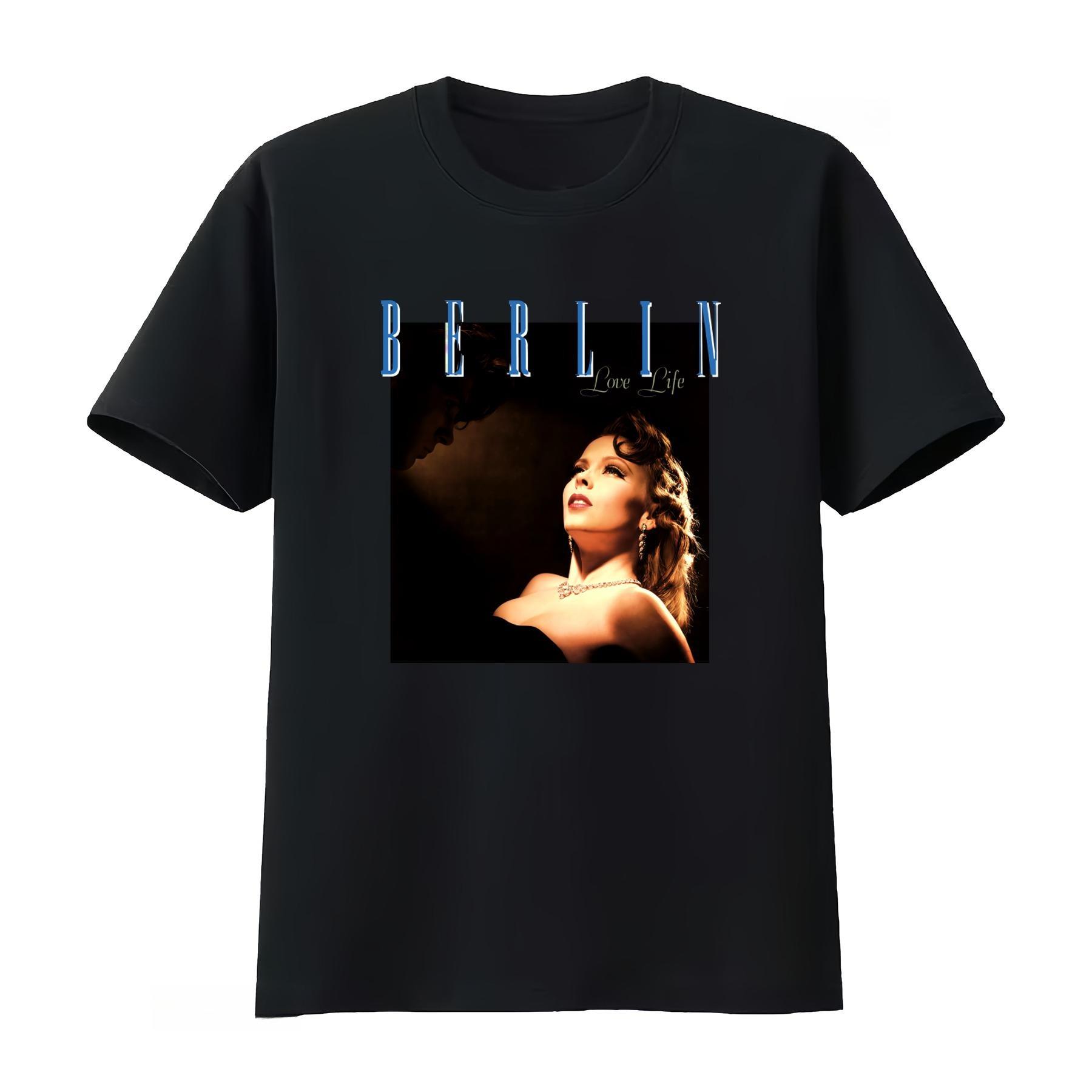 

Berlin Live Life Printed Tshirt Tour Concert Tshirt New Wave Pop Electronic Pop Rock Band Casual Comfortable Streetwear 2XL