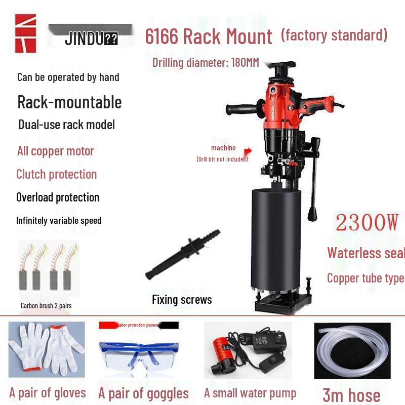 High-Power Handheld and Desktop Diamond Core Drill for Concrete Engineering