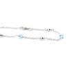Les Trésors De Lily [J3074] - Silver Bracelet 'Clara' Turquoise Silver (rhodium-plated) - 4 Mm