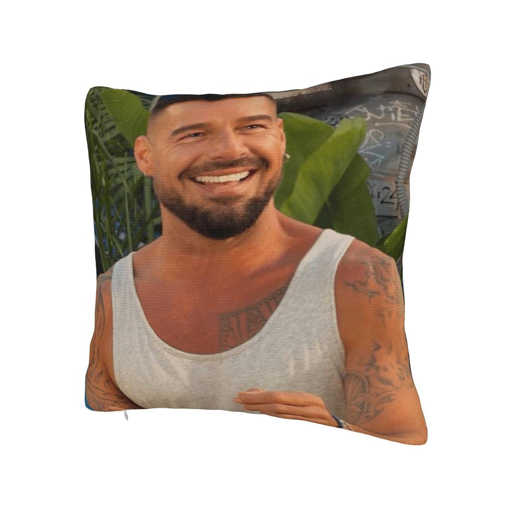 R-Ricky Martin Pillow Cover Morden Pillow Case For Wedding Party Home Decor Soft Cushion Cover Gift
