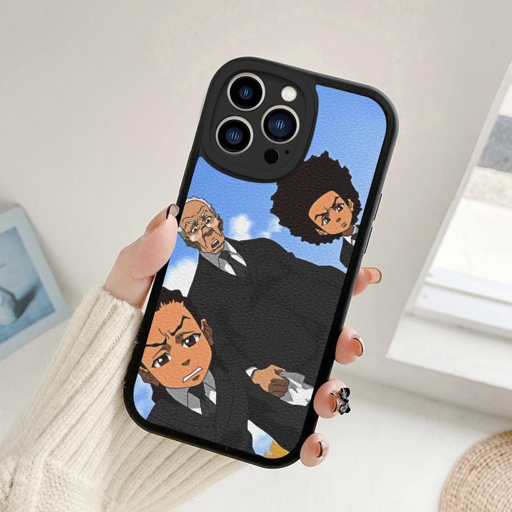 

Чехол для телефона Huey Freeman The Boondocks для Iphone 14 13 11 12 Pro MAX 13 12MiNi 7 8plus iphone14 XS XR, защитные чехлы из овечьей кожи iphone 14 Promax