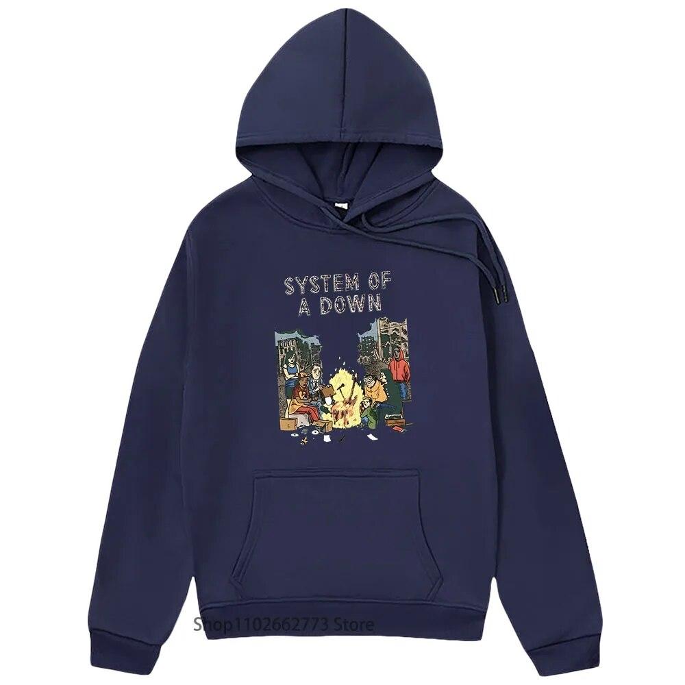 System of A Down Band Hoodies for Unisex/Women Knows Sees Tells All Tour Sweatshirt SOAD Band Clothes High Street Streetwear Unisex