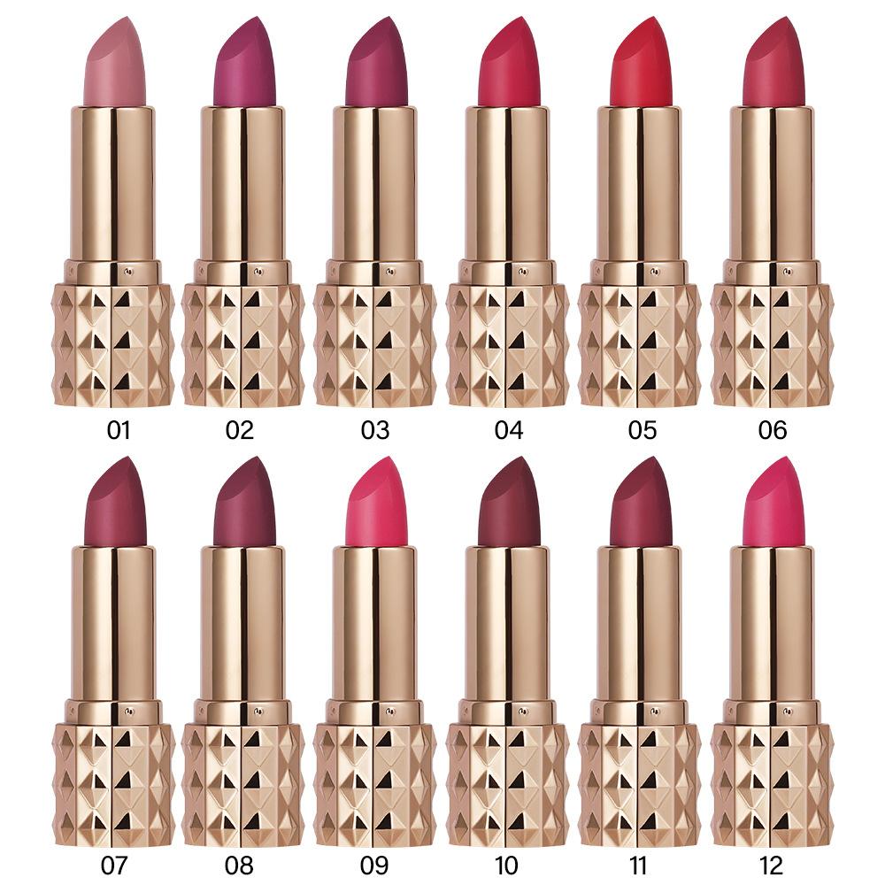12-Color Velvet Matte Lipsticks Long-Lasting Waterproof and Smudge-Proof Lipstick Perfect Valentine's Day Gift for Women Valentine's Day Gifts
