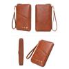 Popular Creative Airplane Pattern RFID Anti-theft Passport Holder Long Zipper Fashion Travel Document & ID Card Storage Wallet