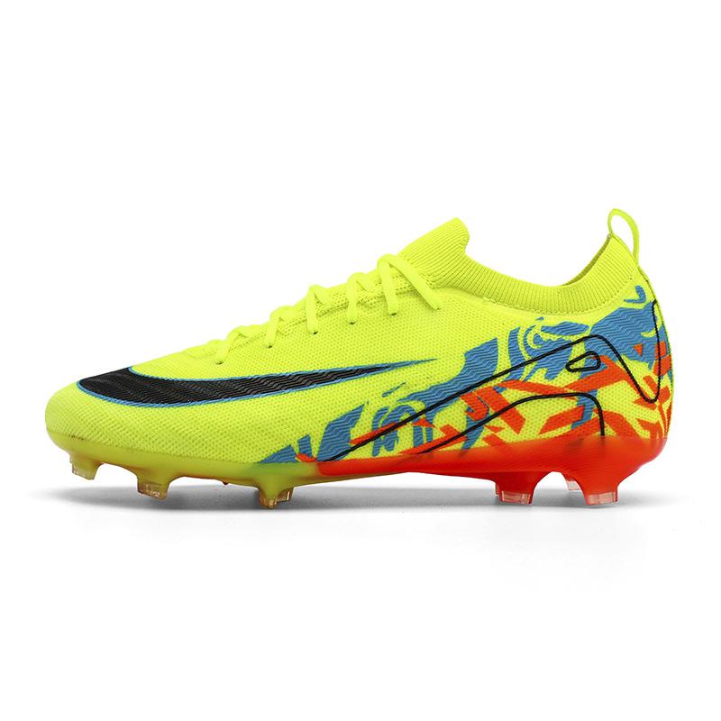 

Новые бесшовные футбольные бутсы большого размера, шипы, студенческие, подростковые, для мальчиков и девочек, обувь для тренировок и соревнований на траве 45