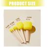Washable Sponge Art Set Toddler Early Learning Painting Tool For Wall Decoration Greeting Cards Fabric Printing Project