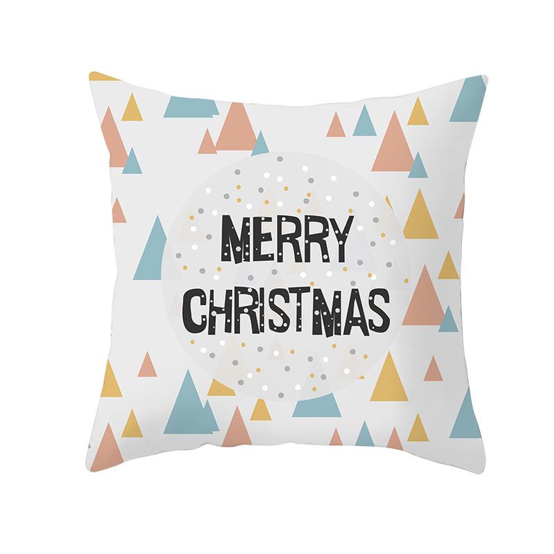 New Christmas Pillowcase Small Fresh Christmas Tree Home Cushion Cover