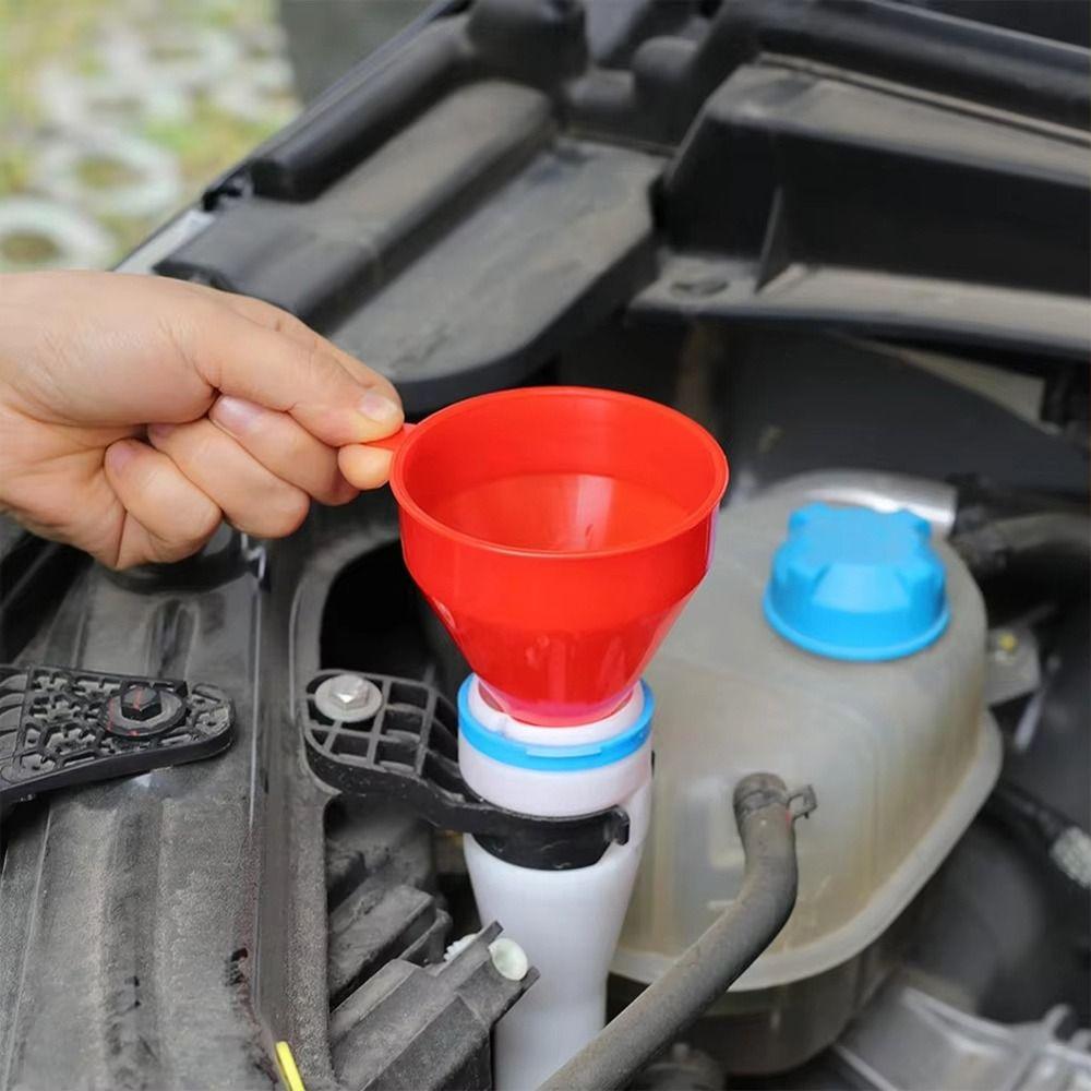 1Pcs Plastic Oil Funnel Universal Filling Funnels  Car Motorcycle Engine Gasoline Oil