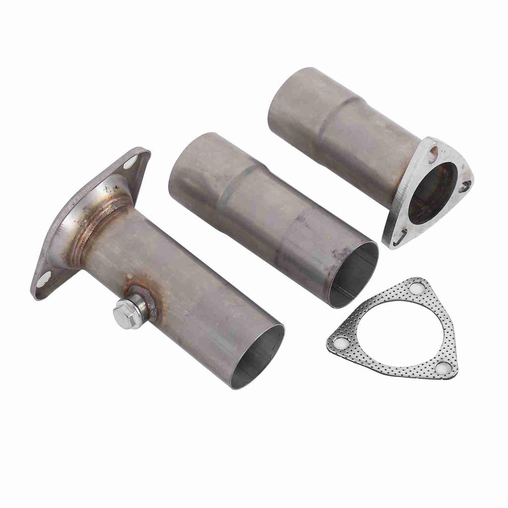 3PCS Catalytic Exhaust Pipe Converter Replacement for Honda  Acura Engine Swap 2.5in Pipe