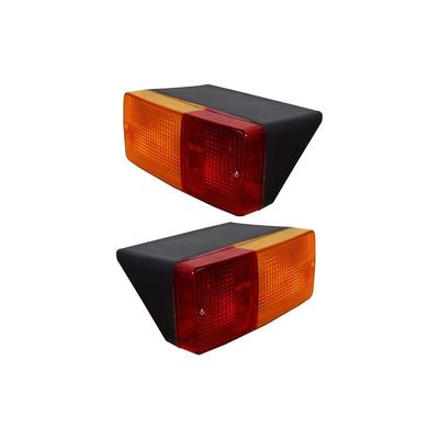 APSMOTIV Luz Trasera con Bombillas de 12V Izquierda y Derecha con Ford New Holland Serie TL TS, David Brown 1210 1212 880 885 Luz Trasera de Freno, Posición e Intermitente