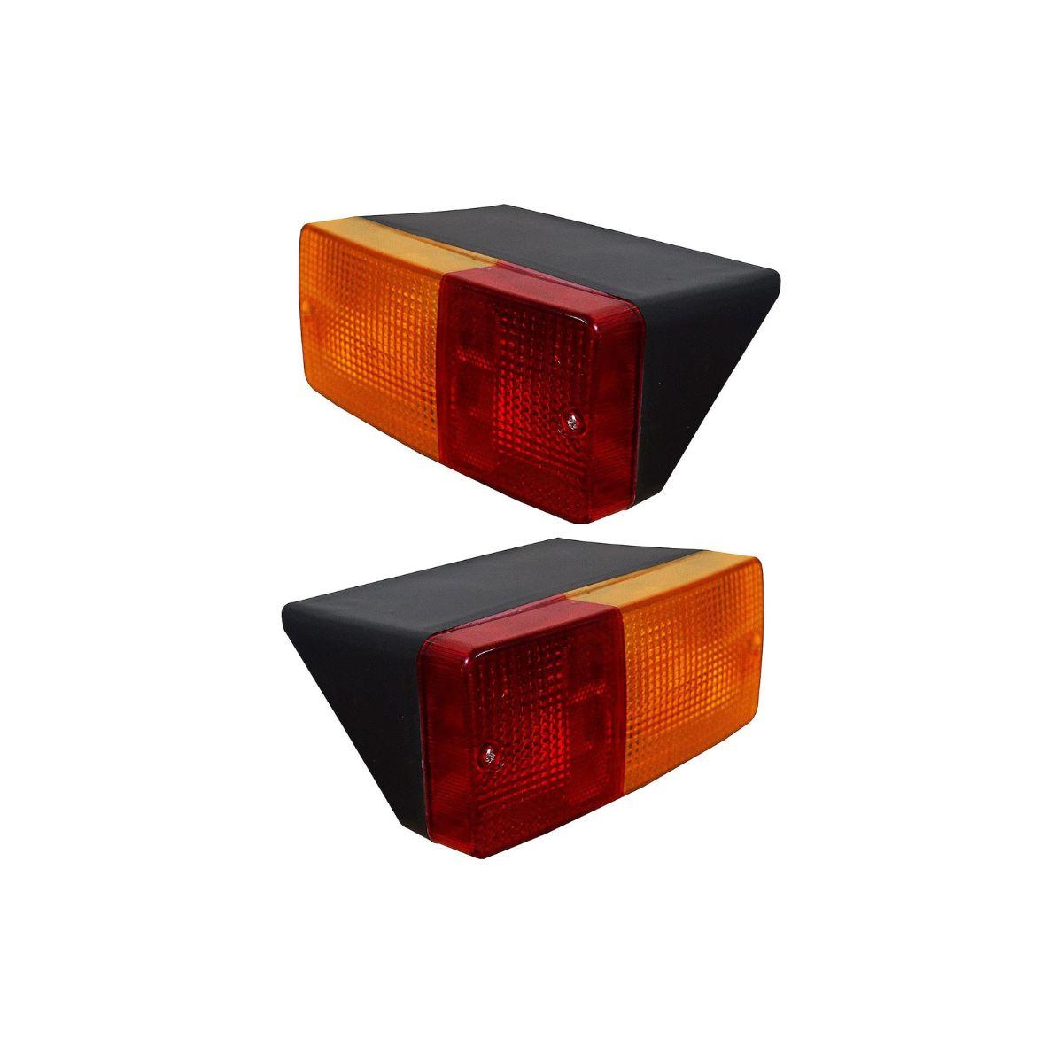 

APSMOTIV Tail Light with 12V Bulbs Left & Right with Ford New Holland TL TS Series, David Brown 1210 1212 880 885 Rear Stop, Tail & Turn Signal Lamp коричневий