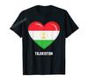 ZX More Design Retro Vintage Tajikistan Flag Tajikistani Roots TShirt For Men Women T Shirt Tops Cotton Tees