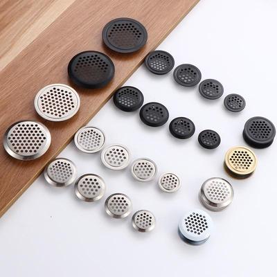 Stainless Steel Round Ventilation Mesh Cover for Cabinets & Wardrobes