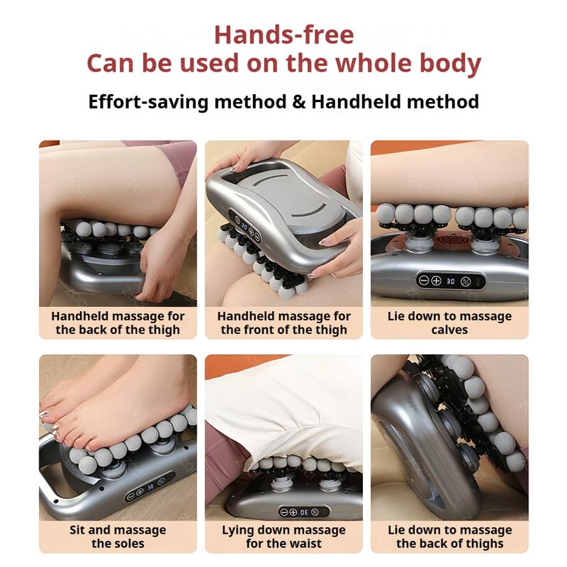 42 Head Massage Gun Professional Muscle Fascia Gun Powerful Vibration Deep Tissue Massager for Shoulder Waist Back Leg Body