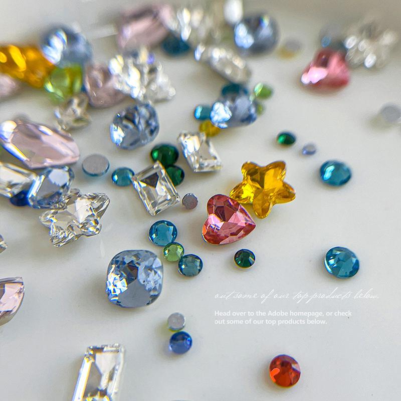 

50 шт. Стразы для дизайна ногтей, подвески, специальная форма, заостренный низ, цветные кристаллы, драгоценности для лица, одежды, обуви, декора, принадлежностей для ногтей