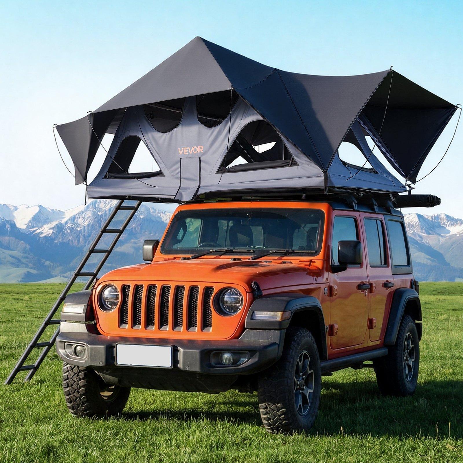 VEVOR Rooftop Tent, 2-3 Person Foldable