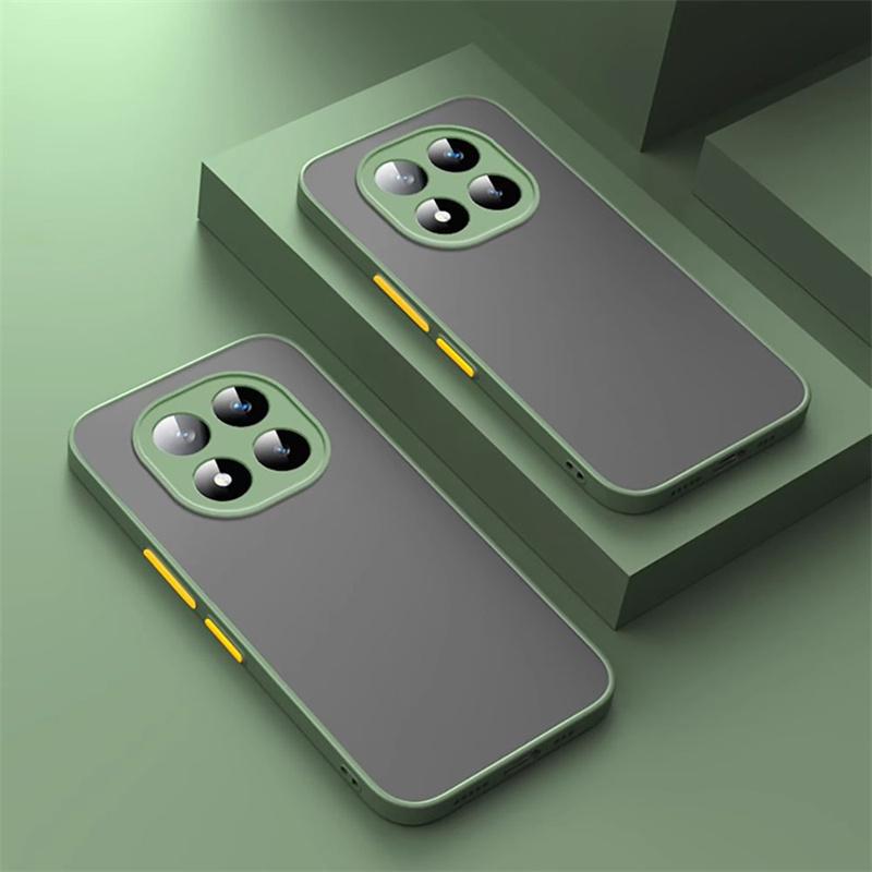 Shockproof Armor Matte Case For Xiaomi Redmi Note 14 13 12 11 10 9 Pro Plus A3 14T 14C 5G 4G Soft TPU Bumper Clear Hard PC Cover