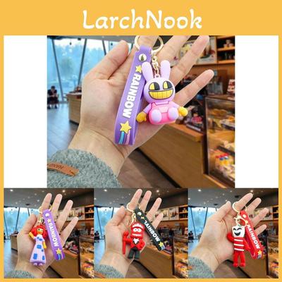 Magical Digital Circus Keychain Adorable Cartoon Rubber Bag Charm Fun Accessories