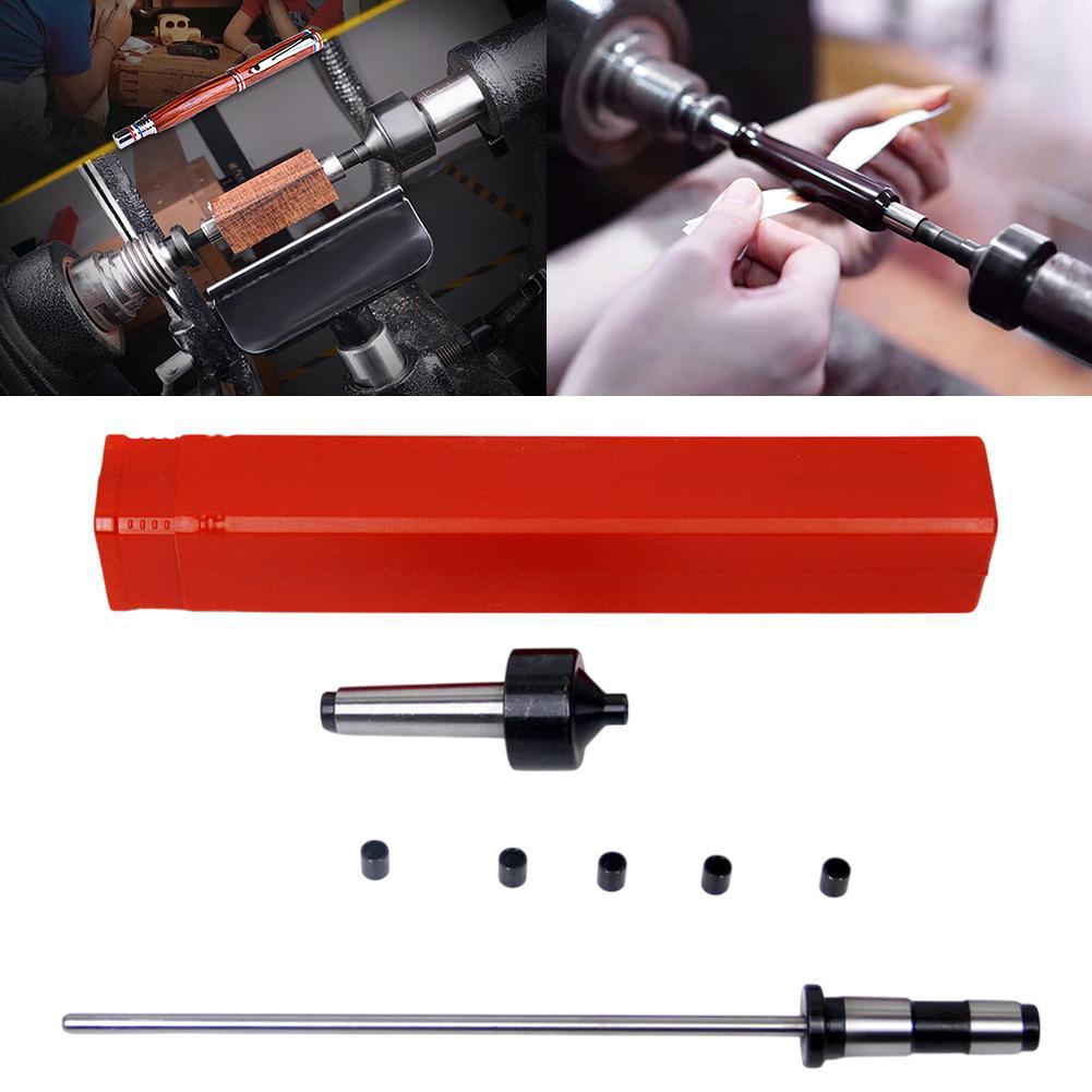 1PCS 1MT Turning Tools Woodworking Pen Spindle Set With Mandrel Saver Pen Making Kit Bending-Free Woodworking Pen