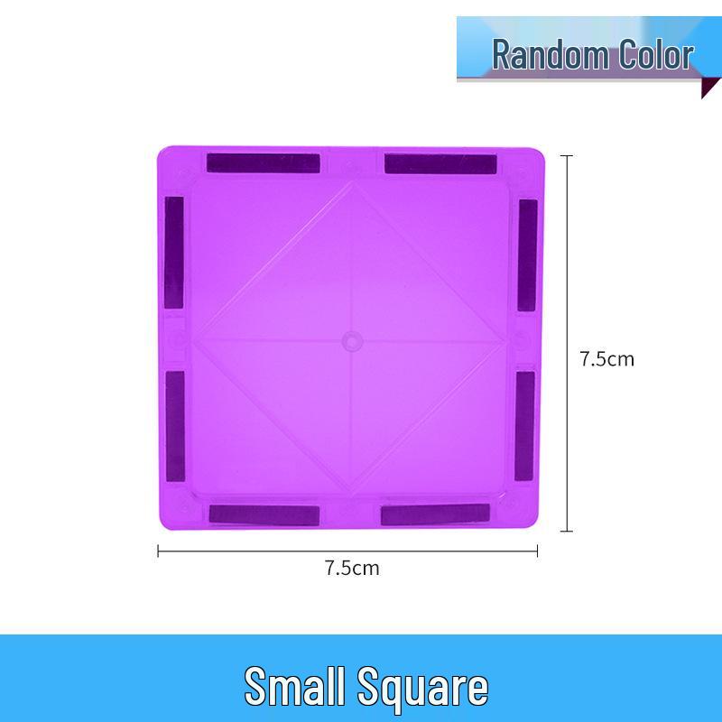 Stained Glass Magnetic Building Blocks for Children - Translucent Toy Set