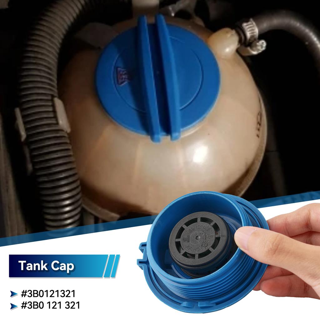 3B0121321 Radiator Water Coolant Reservoir Expansion Storage Tank Cover Fit For VW Passat B5 Jetta Golf Eos Polo