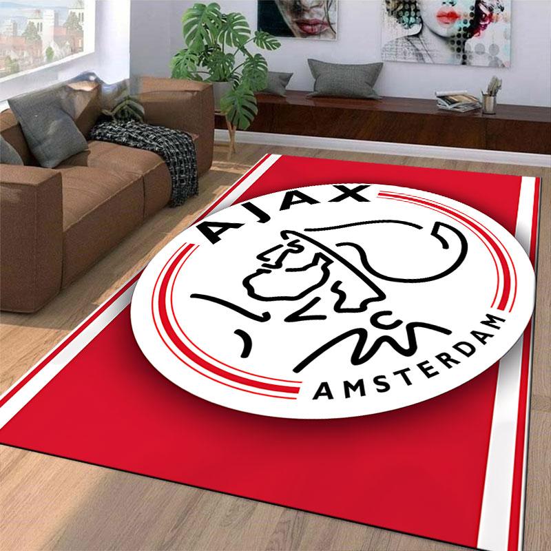 Ajax Amsterdam Logo Teppich geeignet als rutschfeste Matte für das Wohnzimmer oder Schlafzimmer Sofa