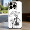 Amine G-Gintama  White Shockproof Phone Case For iPhone 16,15,14,13,12,11,Pro,XS,Max,Plus,Mini,SE