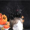 Plastic Skull Headbands For Halloween Parties Gothic Costume Accessory Portable Hair Decors