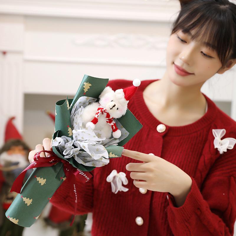 DIY Christmas Cartoon Doll Bouquet - Creative Handmade Gift for Girls and Best Friends