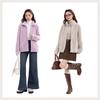 MJ STYLE Women's Winter Plush Fleece Jacket