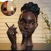 Black Women Head Incense Burner Black Men Head Incense Holder Face Head Room Decoration Cool Items for Room Home Decor