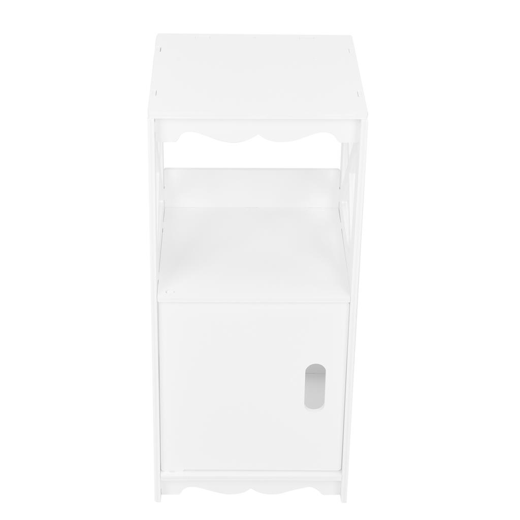 Bedside Table Nightstand Storage Cabinet Side Table Storage Shelf Unit for Bedroom Living Room Bathroom