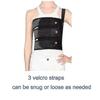 Rib Brace Broken Rib Belt, Chest Brace Elastic Rib Support Brace for Men and Women, Chest Binder to Reduce Rib Cage Pain(M 29" to 38")