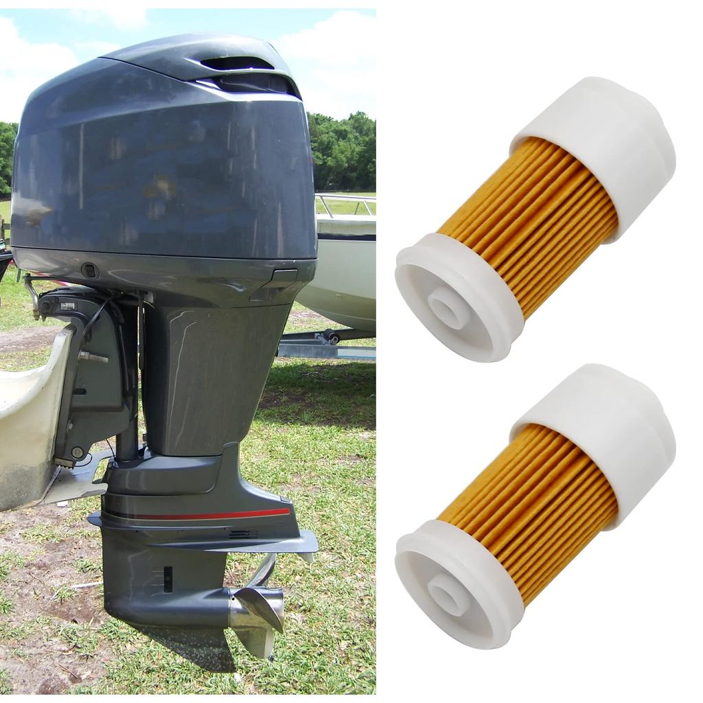 150-175-200-225-250-300 Fuel Filter Element Outboard Replacement for Yamaha 68F-24563-10-00 2 Pack