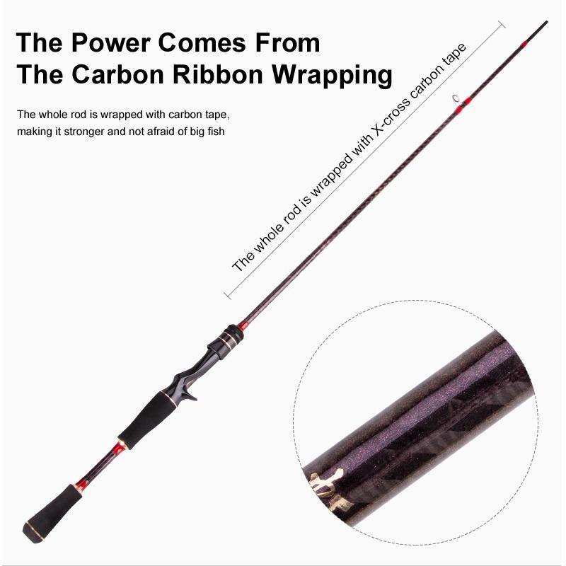 RAINBOW SWORD Spinning Casting Fishing Rod Fuji Ring F Action Lure Rod High Carbon Bass Pike Rod Fishing Rod