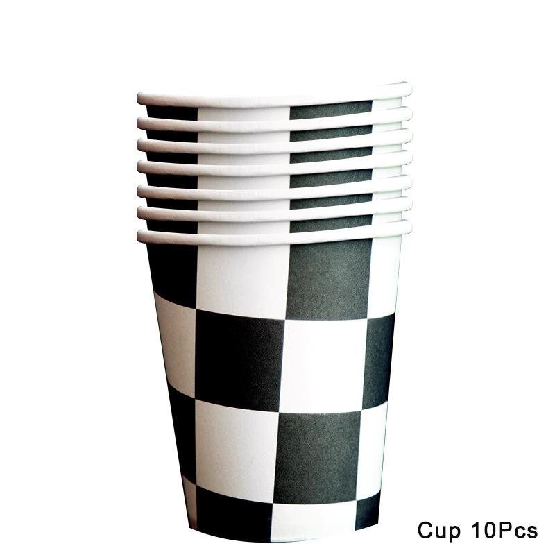 Checkered Race Car Party Black White Checkered Flag Tablecloth Road Tablecloth Racetrack TableCover Racing Birthday Party Decor
