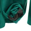 LANVIN BOUTIQUE 80s Made In France Vintage No Color Jacket 38 Green Women Used
