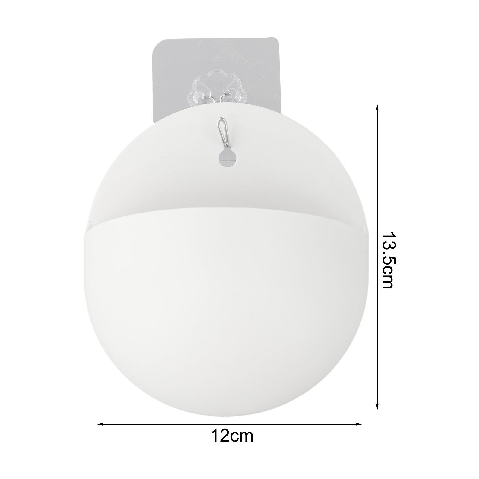 

Прозрачные пластиковые подвесные горшки для комнатных бонсаев и цветов Half-circle White