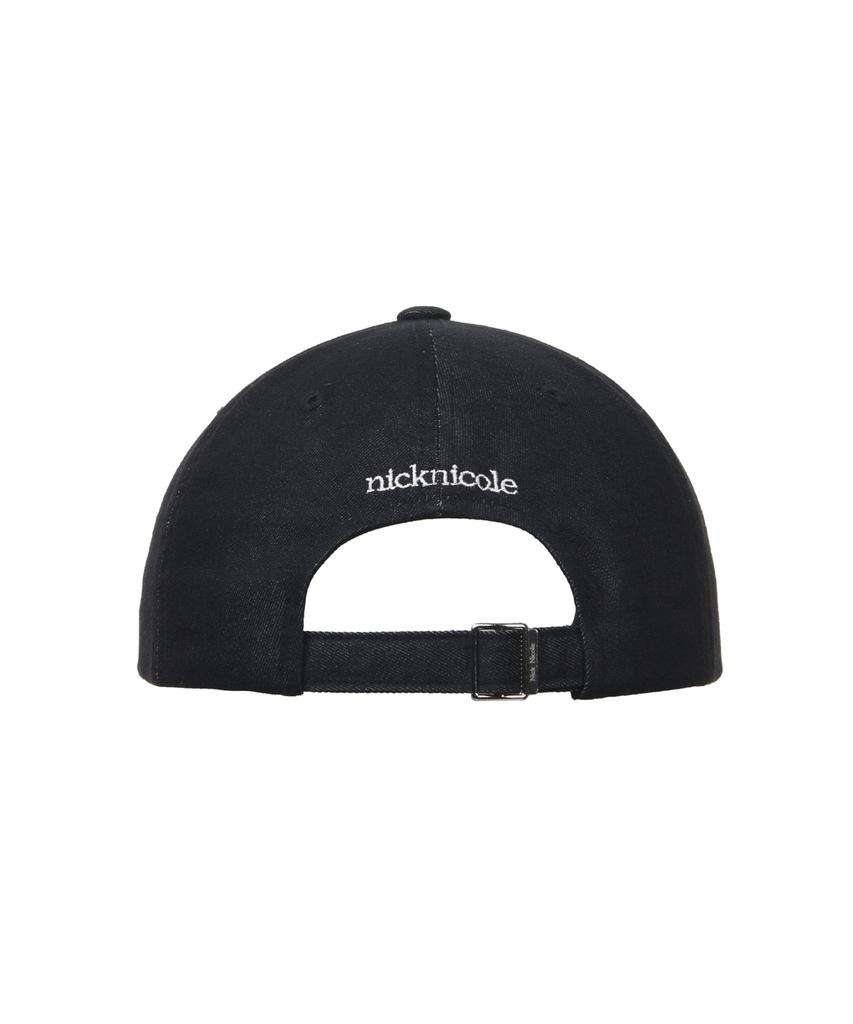 Nigaennikol Nn Dotcom Signature Ball Cap_Denim Black Cream